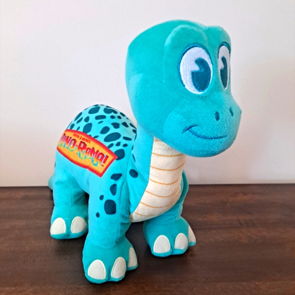 RARE Disney Animal Kingdom Chester Hester’s Dinoland Longneck Plush Dino-Rama